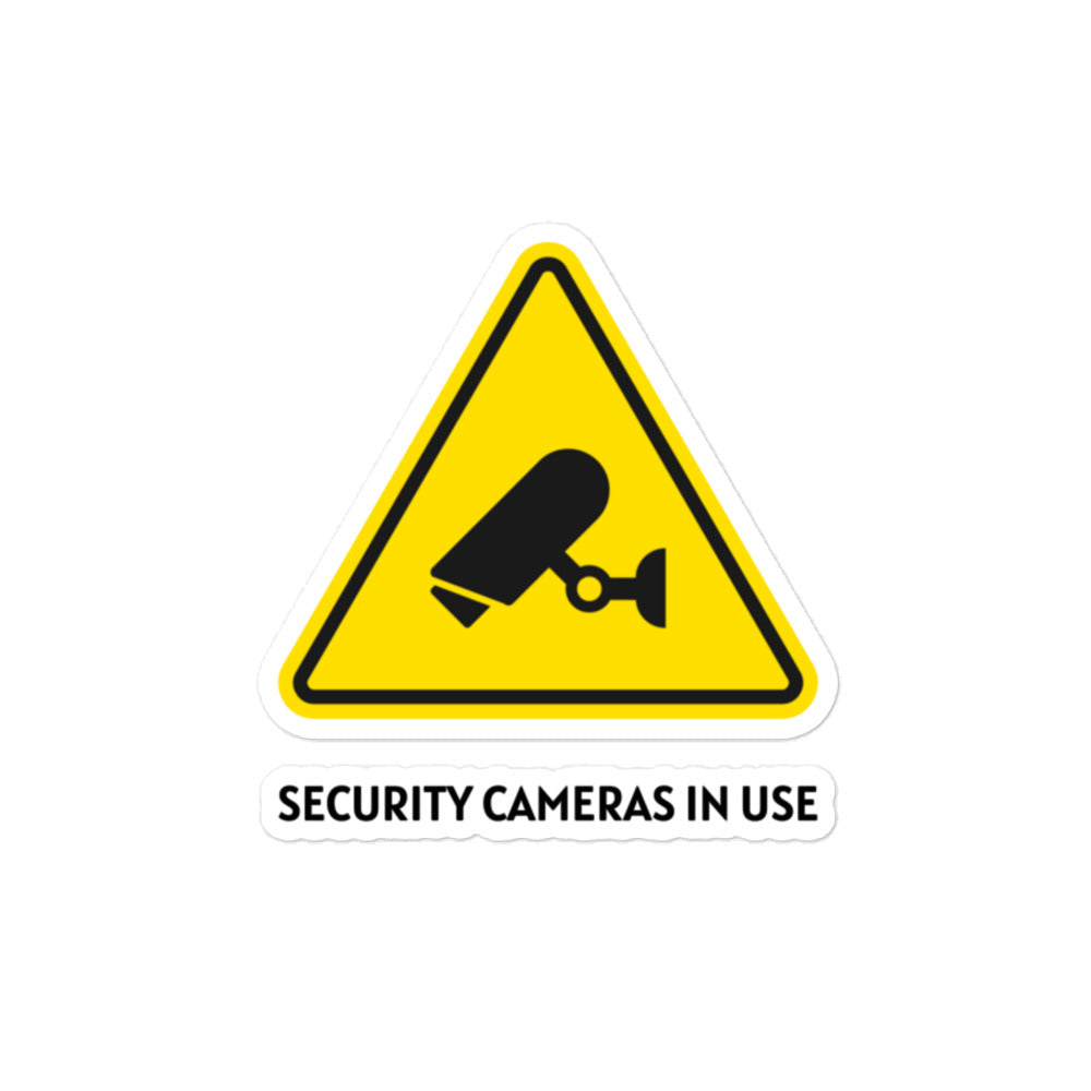 Security Camera Stickers