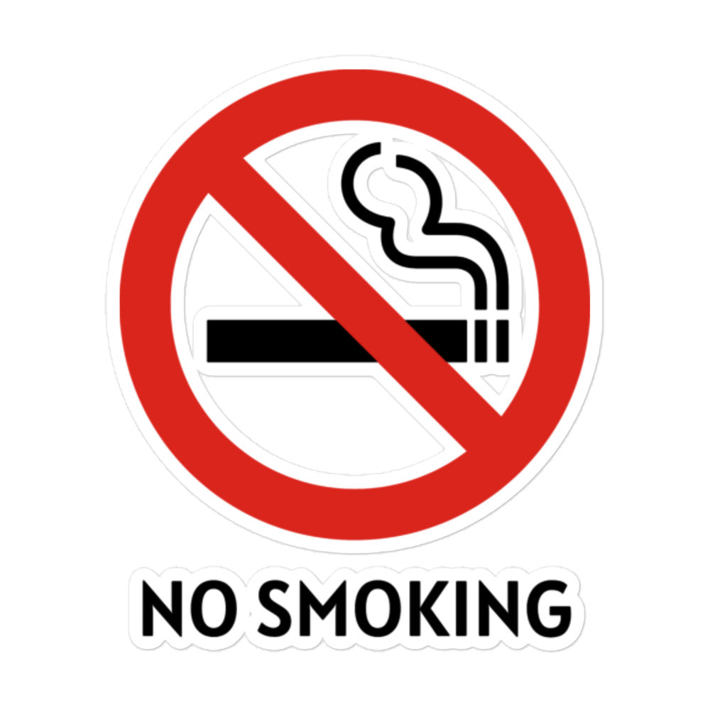 No Smoking Stickers