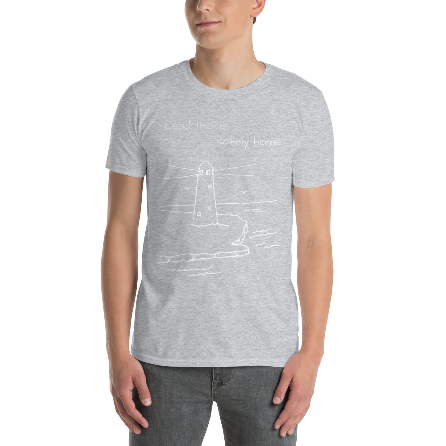 Lead Those Safely Home Lighthouse T-Shirt
