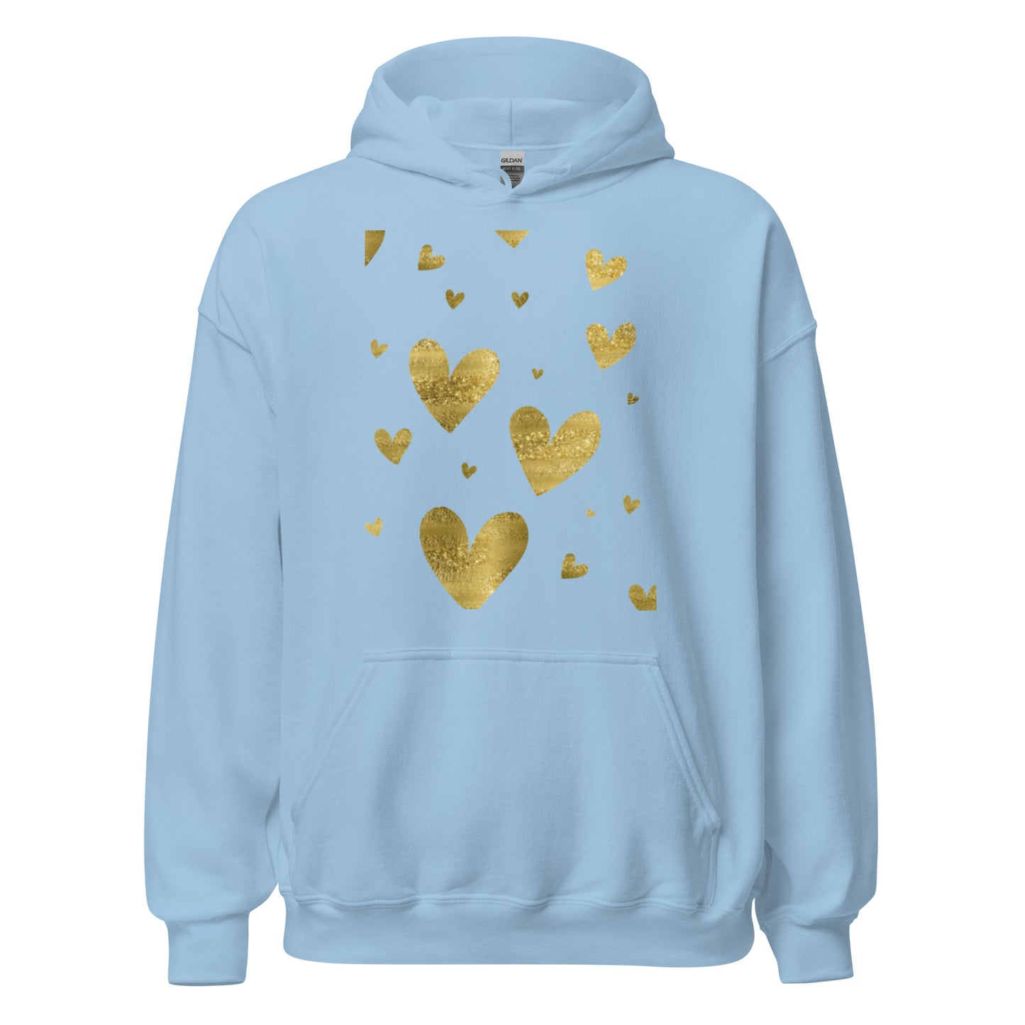 Gold Hearts Heavyweight Hoodie