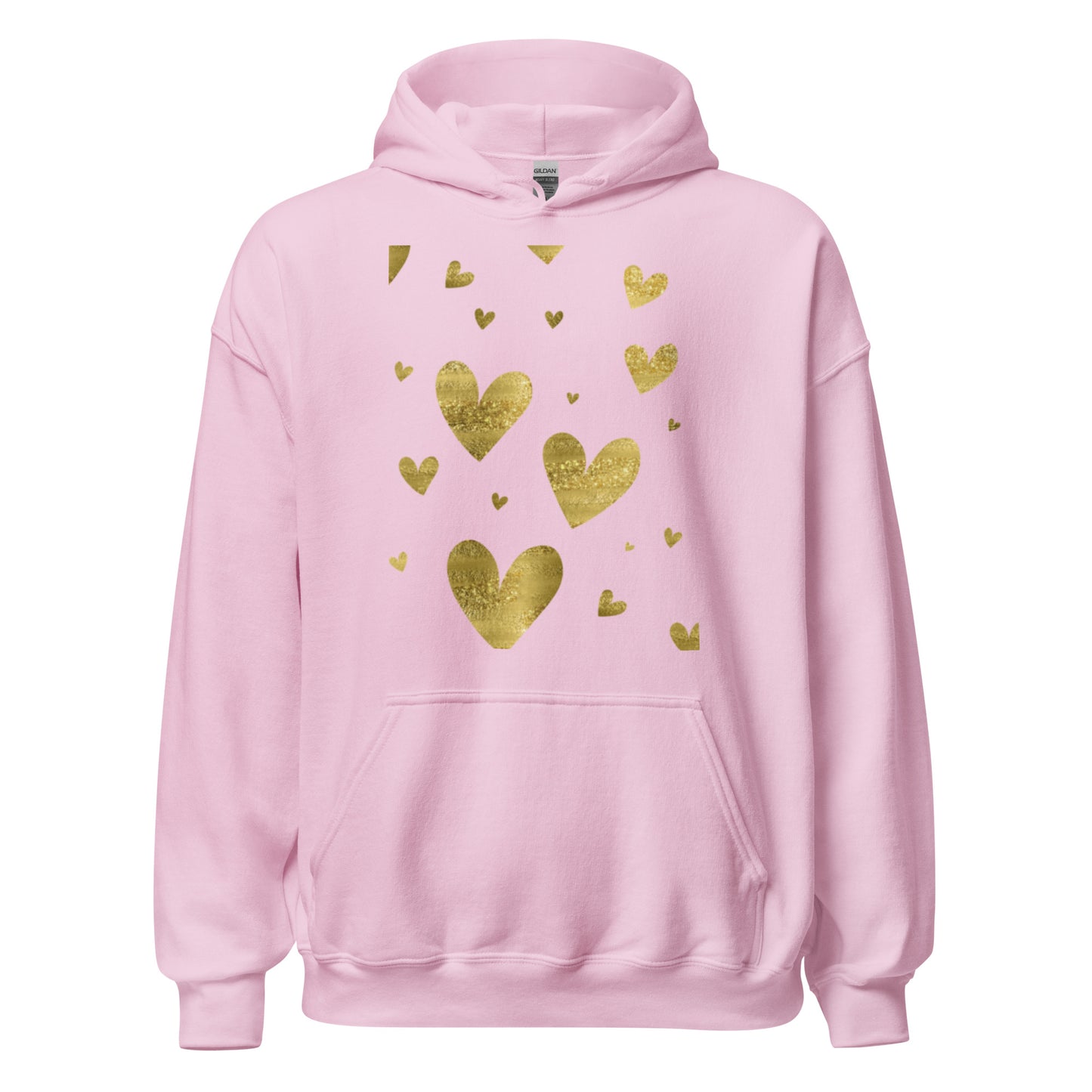 Gold Hearts Heavyweight Hoodie