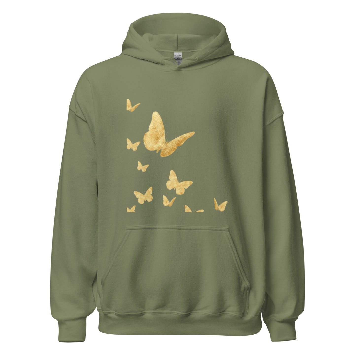 Gold Butterfly Heavyweight Hoodie