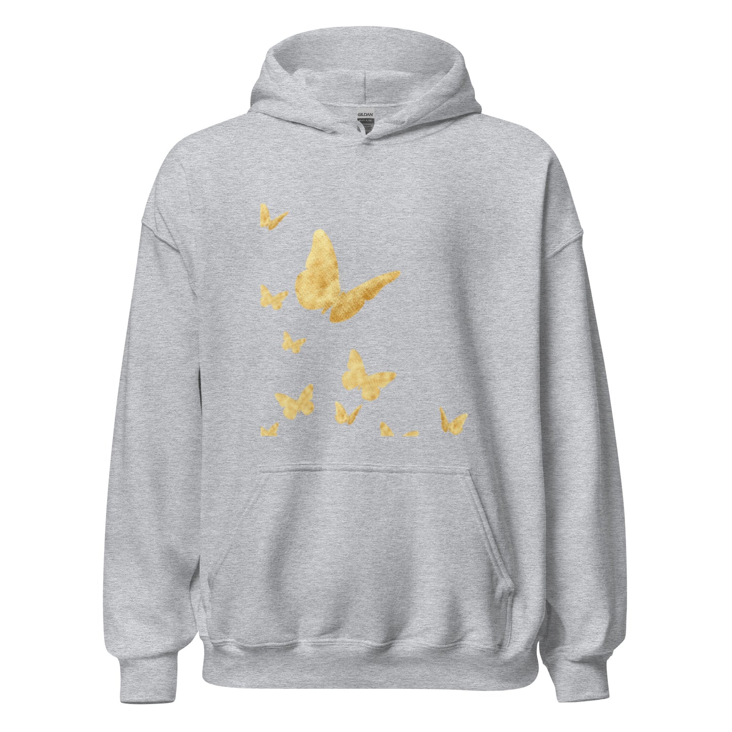 Gold Butterfly Heavyweight Hoodie