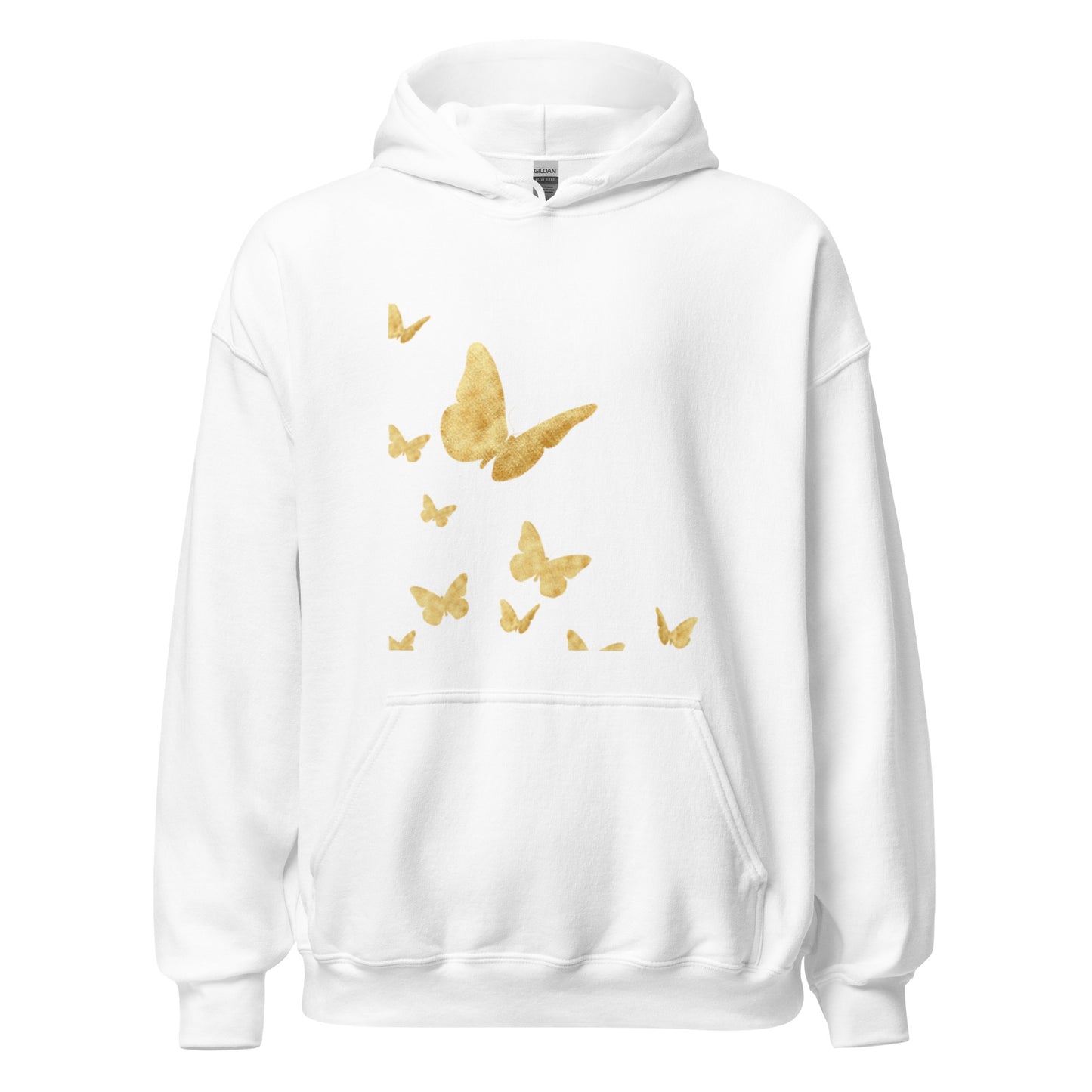 Gold Butterfly Heavyweight Hoodie