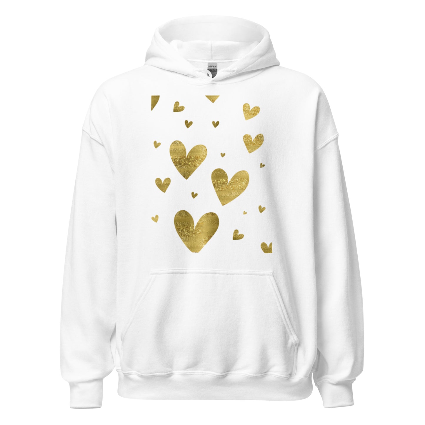 Gold Hearts Heavyweight Hoodie