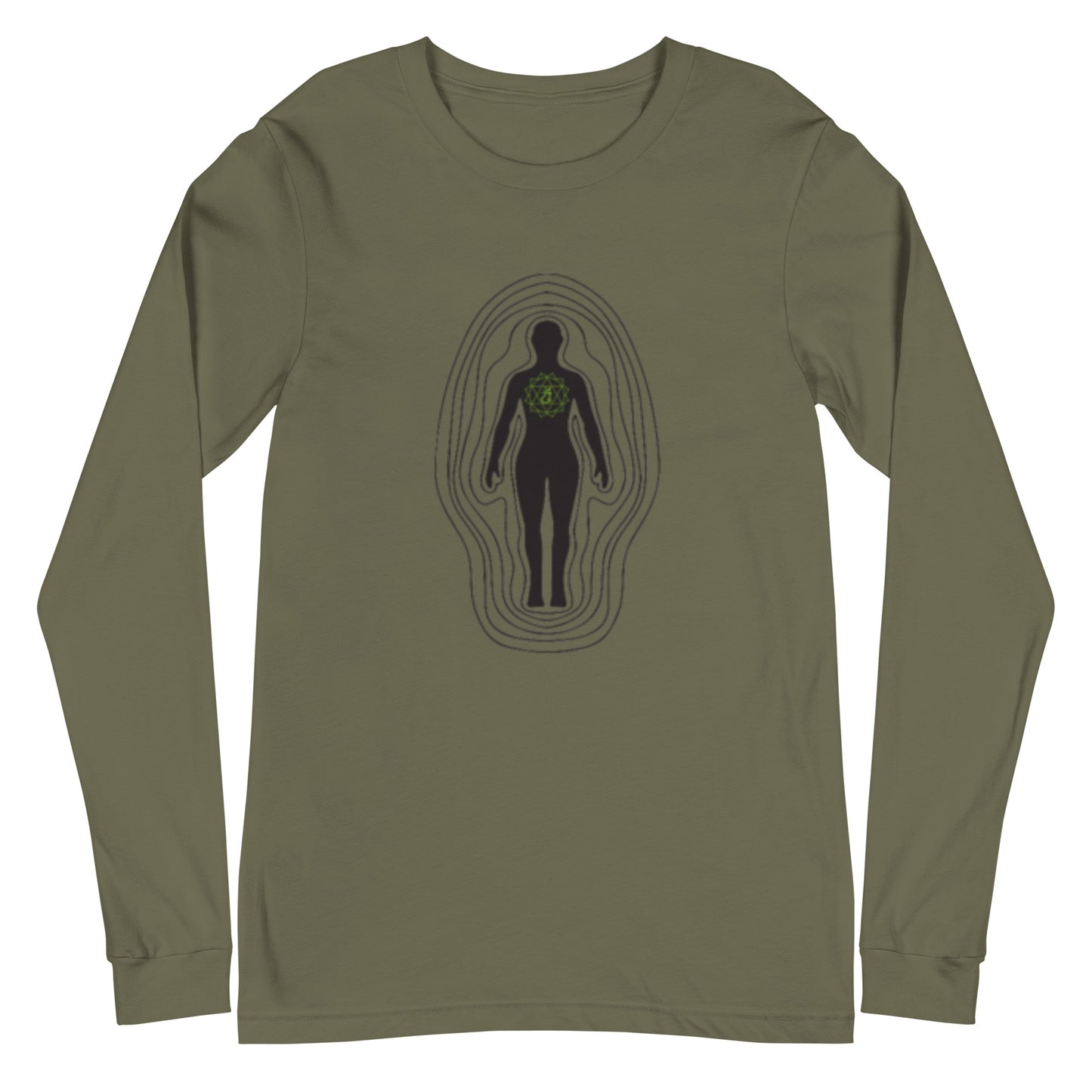 Heart Chakra Aurora Long Sleeve Tee