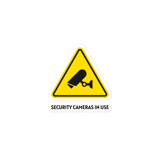 Security Camera Stickers