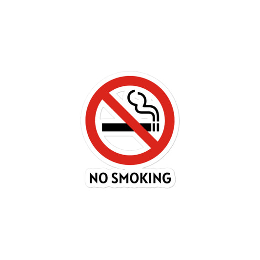 No Smoking Stickers