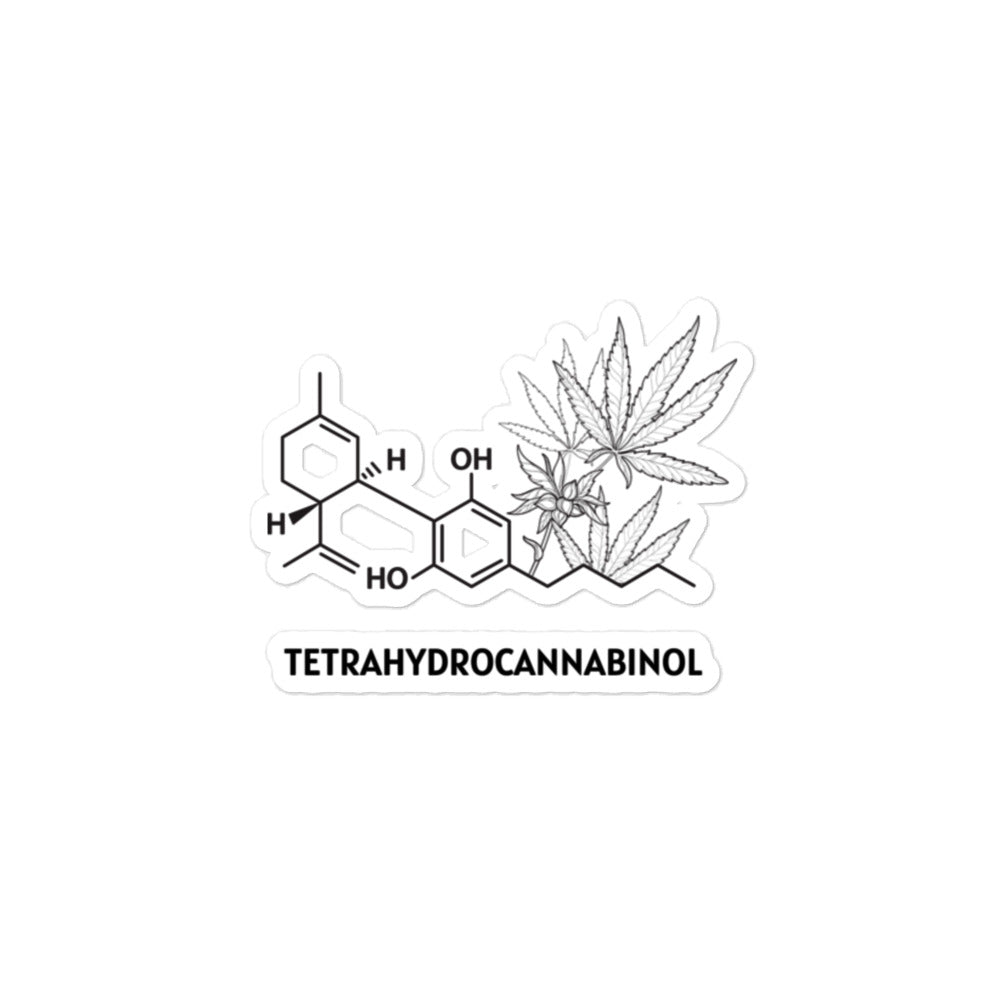 Tetrahydrocannabinol Stickers