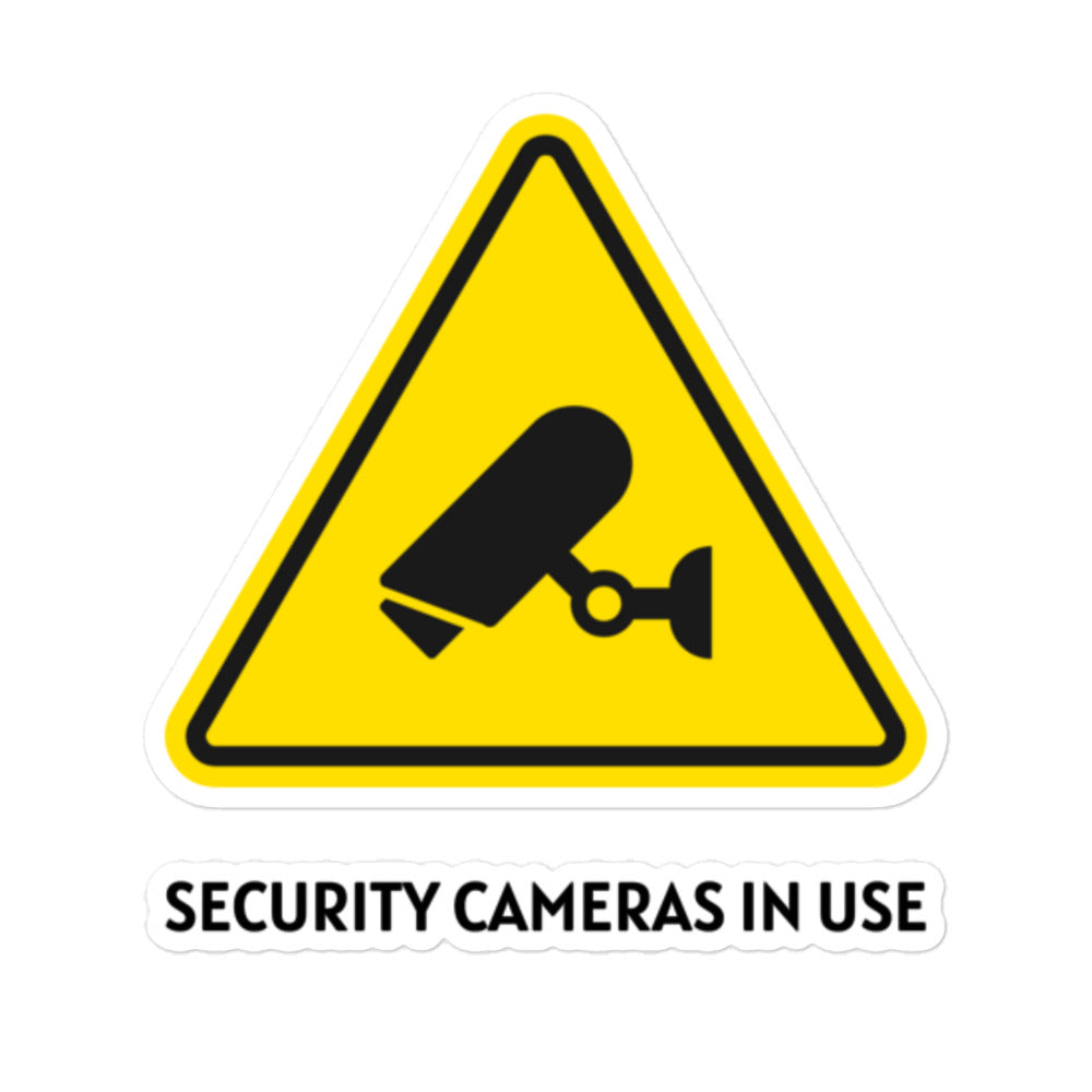 Security Camera Stickers
