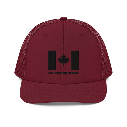 Live Free Die Strong Trucker Cap