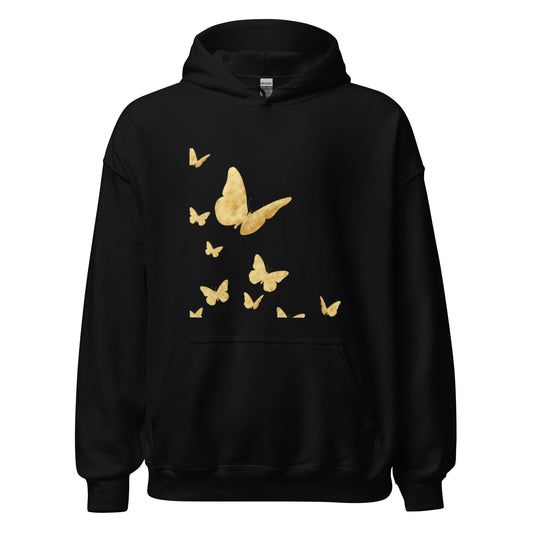 Gold Butterfly Heavyweight Hoodie